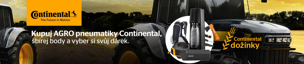 
KUPUJ AGRO pneumatiky Continental, 
sbírej body a vyber si svůj dárek.
