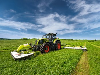 Na jaře 2021 bude CEMOS určený pro traktory rozšířen o diskové žací stroje. Zdroj foto - tisková zpráva Claas