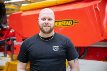 Andreas Karlsson, vedoucí výrobní linky na secí stroje Tempo L