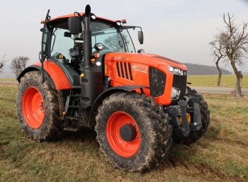 Nejvýkonnější traktory Kubota prezentuje řada M7, ve které nalezneme tři modely o výkonu 130, 150 a 170 koní s možností navýšení o dalších 20 koní. Zdroj foto - Milan Jedlička