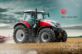 Modelová řada traktorů Steyr Terrus CVT obdržela ocenění Red Dot Design Award 2022