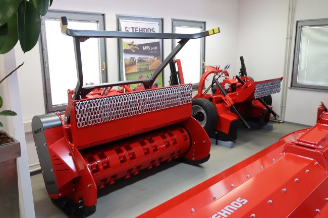 Tehnos vyrábí i mulčovače pro výkonné traktory.