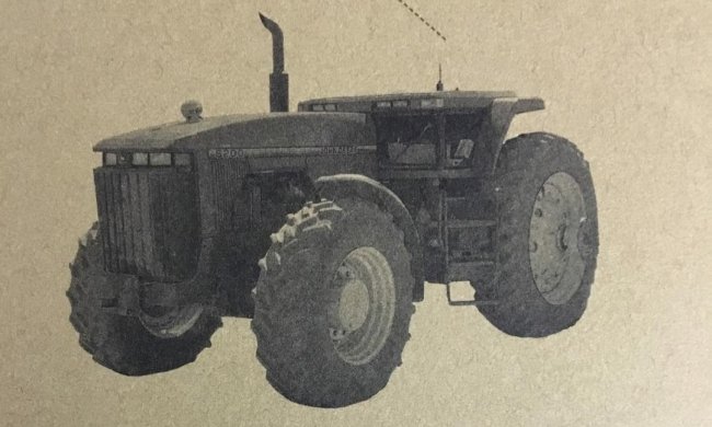 Fotografie autonomního traktoru John Deere 8200.