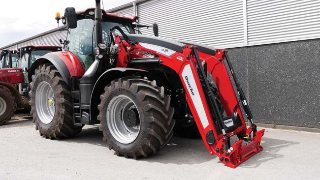 Nakladače Quicke Q jsou určeny pro traktory o výkonu od 60 do 280 koní.