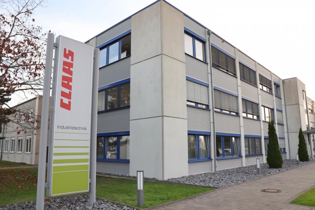 Závod CLAAS Industrietechnik se rozkládá na ploše 10,4 ha.