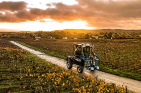 Nová řada nosičů nářadí New Holland Straddle Tractor je speciálně navržena pro prestižní vinařské oblasti