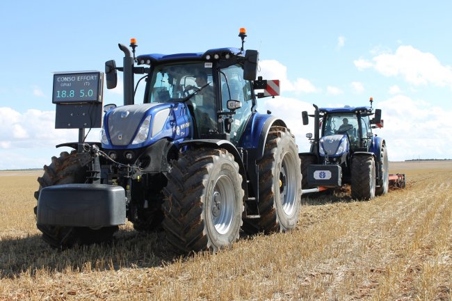 Testování traktorové pneumatiky Michelin AXIOBIB 2.