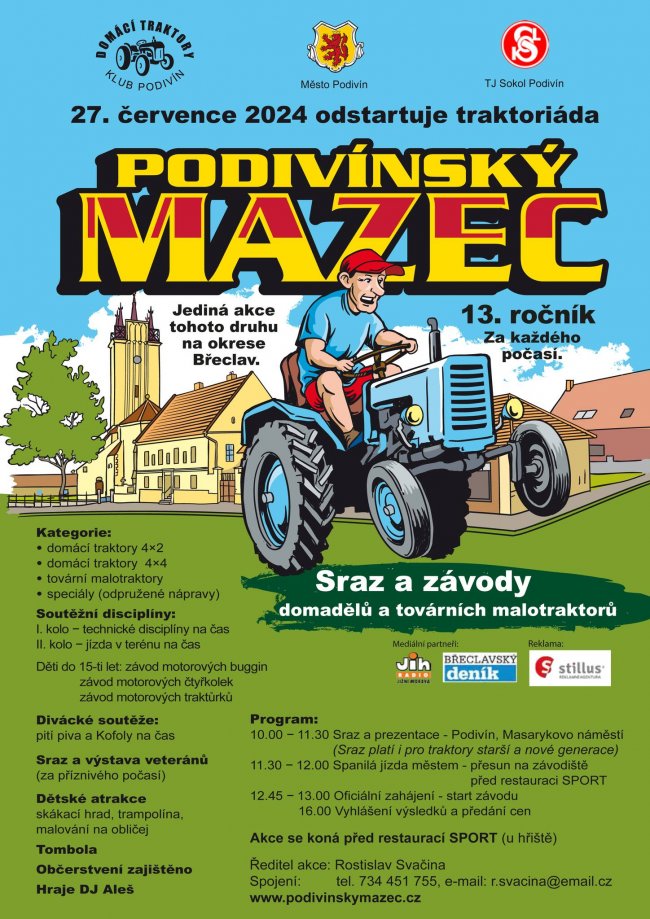 Traktoriáda Podivínský Mazec